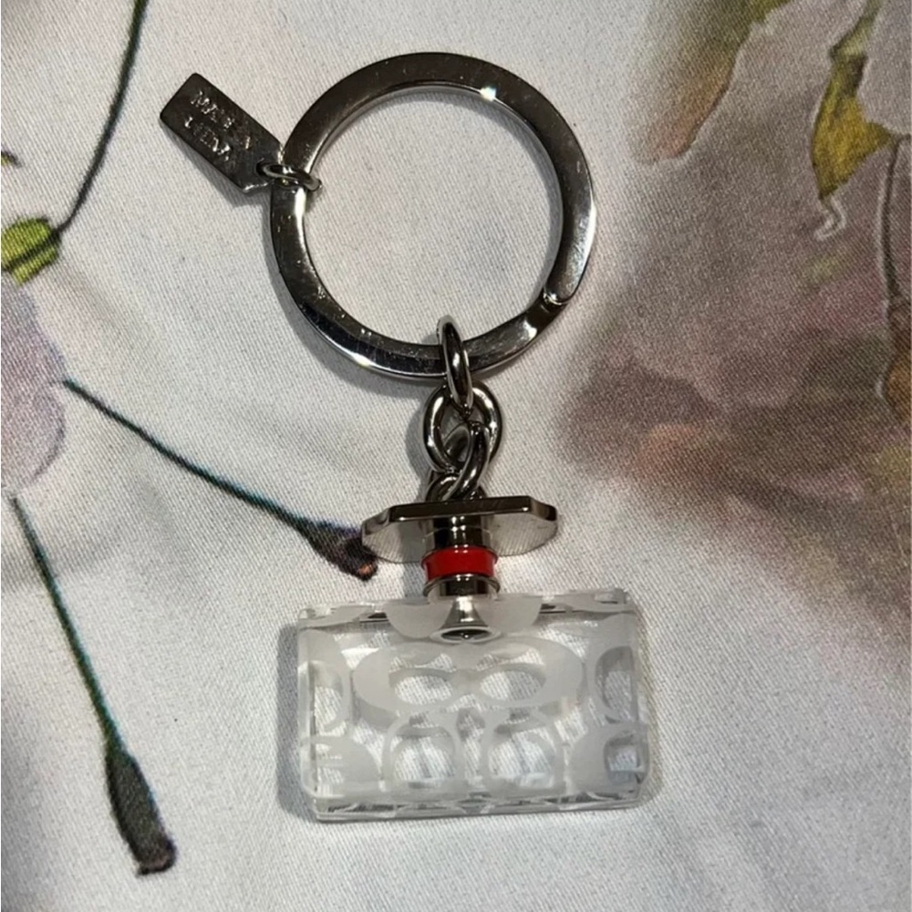 Coach Rare Signature Perfume Bottle Keychain (No Longer Made)